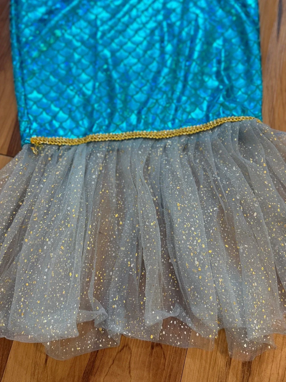 Target Teal and Gold Mermaid Dress Costume